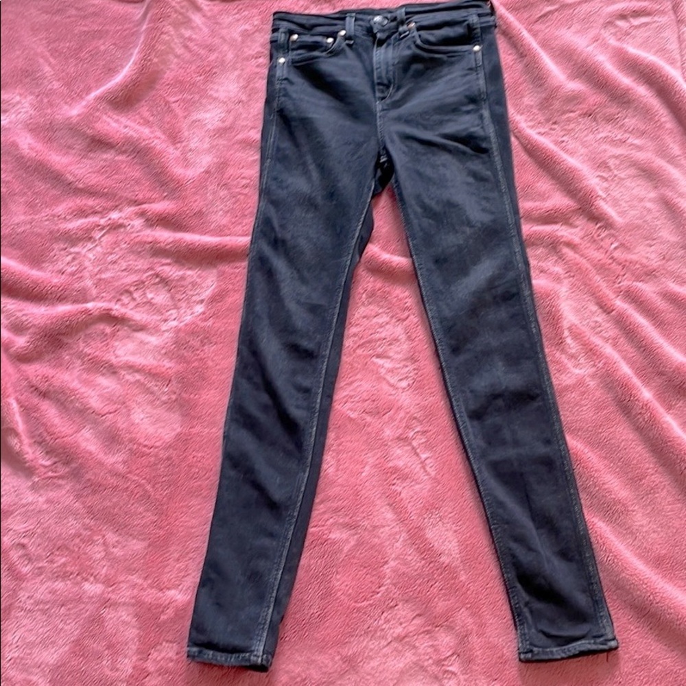 Rag & Bone Black Skinny Jean size 25